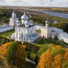 Великий Новгород на праздник прп. Варлаама Хутынского 19 ноября